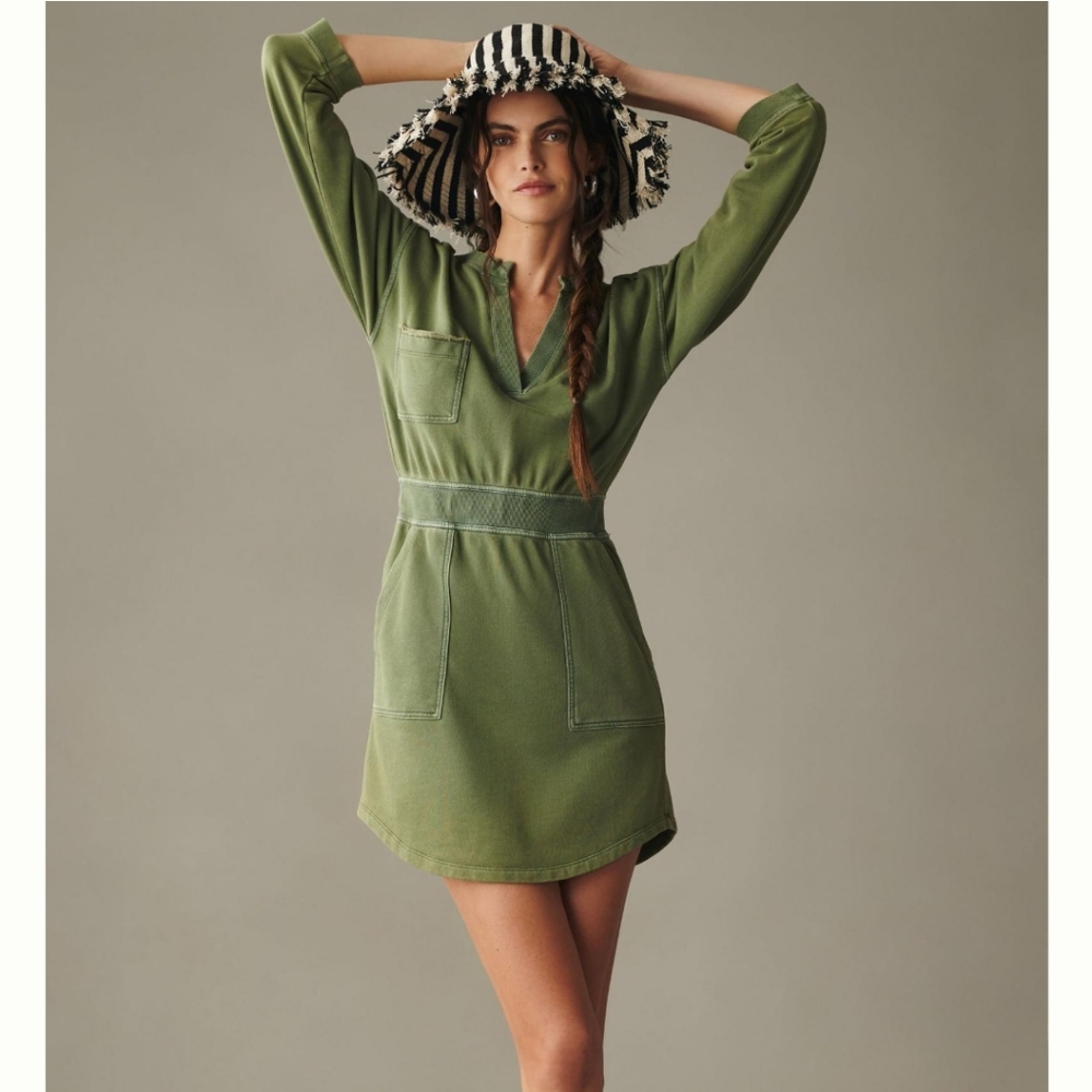 Daily Practice by Anthropologie Utility Mini Dress NWT